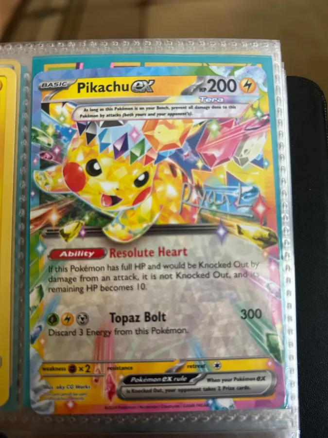 World Championships 2025 Pikachu Ex [Liao-Fu-Guan] Pokémon card